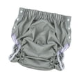 thumbnail image 4 of Pañal de tela reutilizable unisex para adultos, con apertura lateral, lavable, ajustable, con broches, para nadar, para personas mayores, ligero Verde grisáceo XXL, 4 of 8