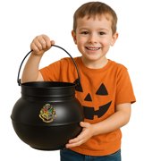 Disguise Harry Potter Hogwarts Cauldron Treat Pail, Official Wizarding World Costume Accessory