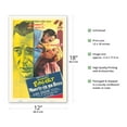 thumbnail image 2 of In a Lonely Place (Muerte en un Beso) - Starring Humphrey Bogart & Gloria Grahame - Vintage Argentina Film Noir Movie Poster c.1950 - Master Art Print (Unframed) 12in x 18in, 2 of 4