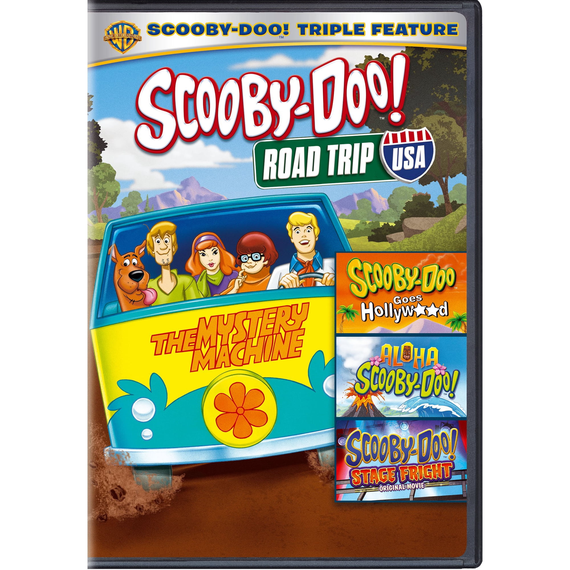 Scooby-Doo! Road Trip USA (Triple Feature) (Scooby-Doo Goes Hollywood / Aloha Scooby-Doo! / Scooby-Doo! Stage Fright) (DVD)