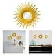 thumbnail image 4 of Espejo colgante retro para el hogar, baño, sala de estar, aseo, decoración, espejos, accesorios para fotos Oro en forma de sol, 4 of 9