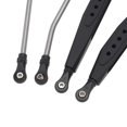 thumbnail image 3 of Langgg 2x Rear Lower Trailing Arm 138mm Steering Link for Axial RR10 90048 + Crawler Black 1Set, 3 of 6