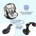thumbnail image 4 of Carriola Para Bebé Starkids Lyra Convertible A Autoasiento Gris., 4 of 7