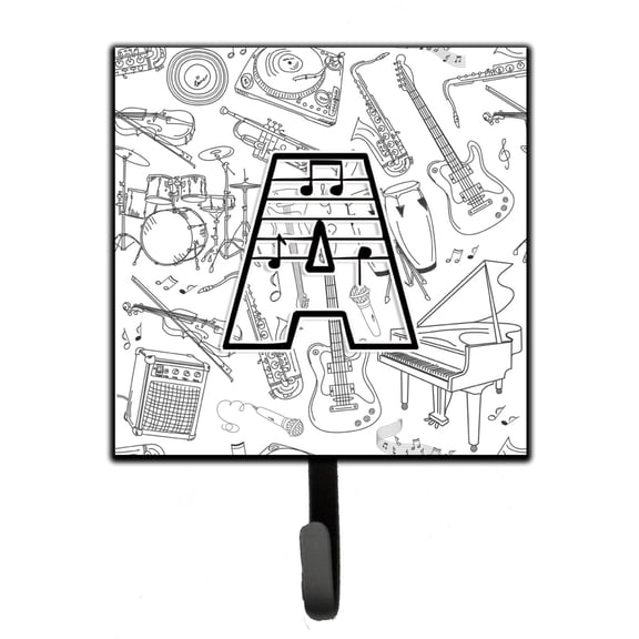 Letter A Musical Note Letters Leash or Key Holder