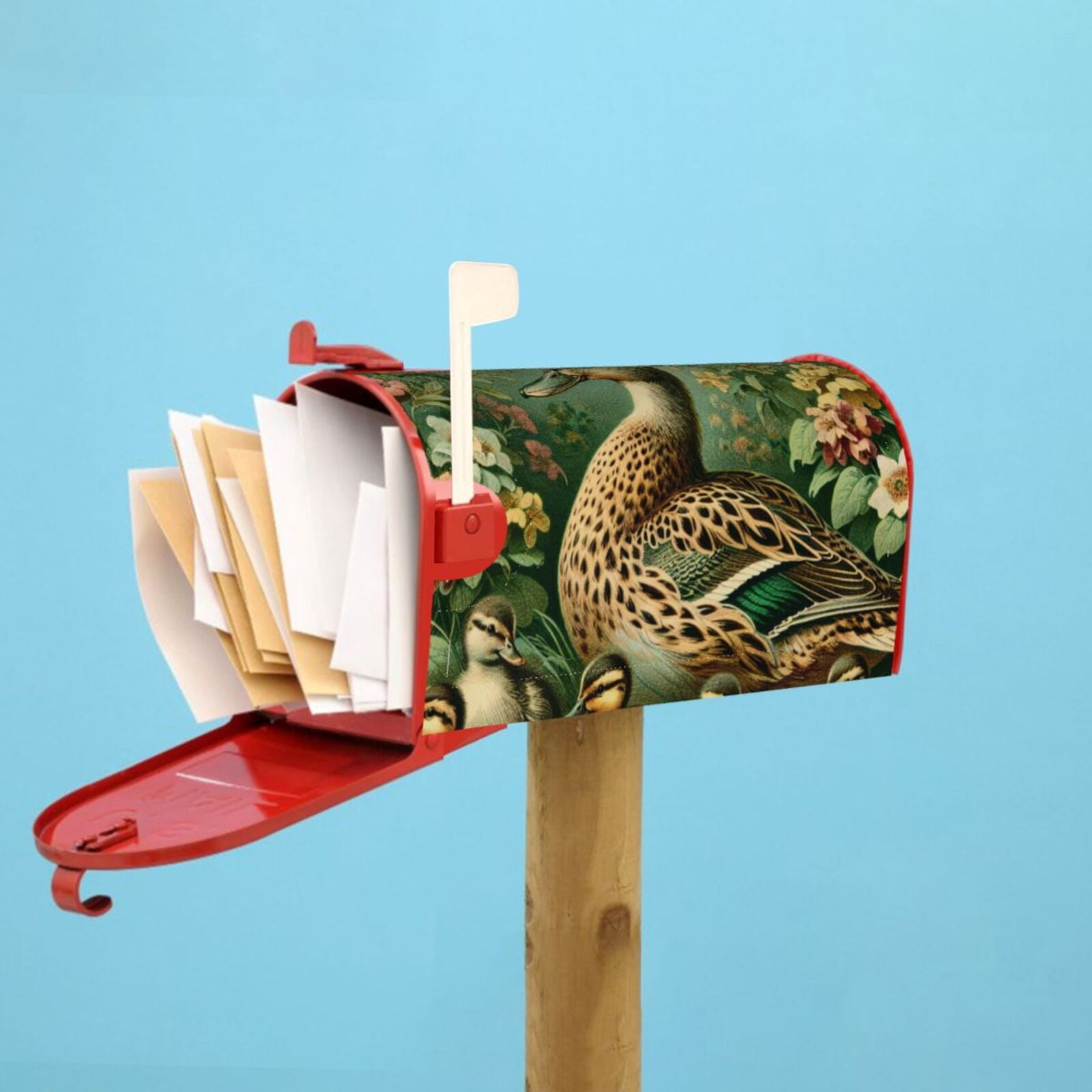 Kdxio Magnetic Mailbox Cover 21x18 in Mailbox Cover Outdoor Decoration Holiday Mailbox Covers for Home Garden Yard-21x18 in