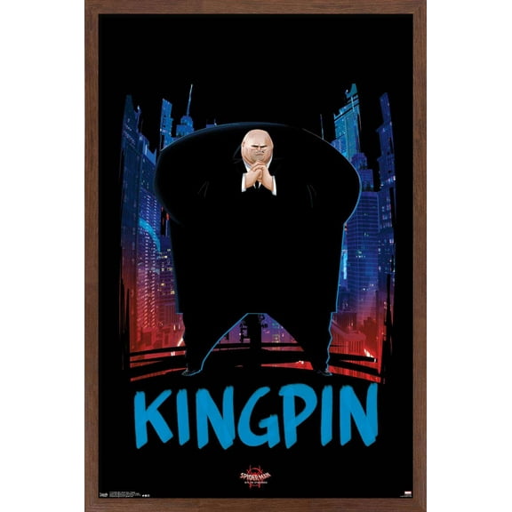 Marvel Spider-Man - Into The Spider-Verse - Kingpin Wall Poster, 14.725" x 22.375", Framed