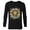 Black, variant on Marvel Black Panther Wakanda Forever Emblem - Long Sleeve T-Shirt for Men - Customized-Black