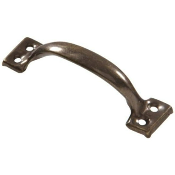 4 in. Sash Lift Bar, Antique Brass