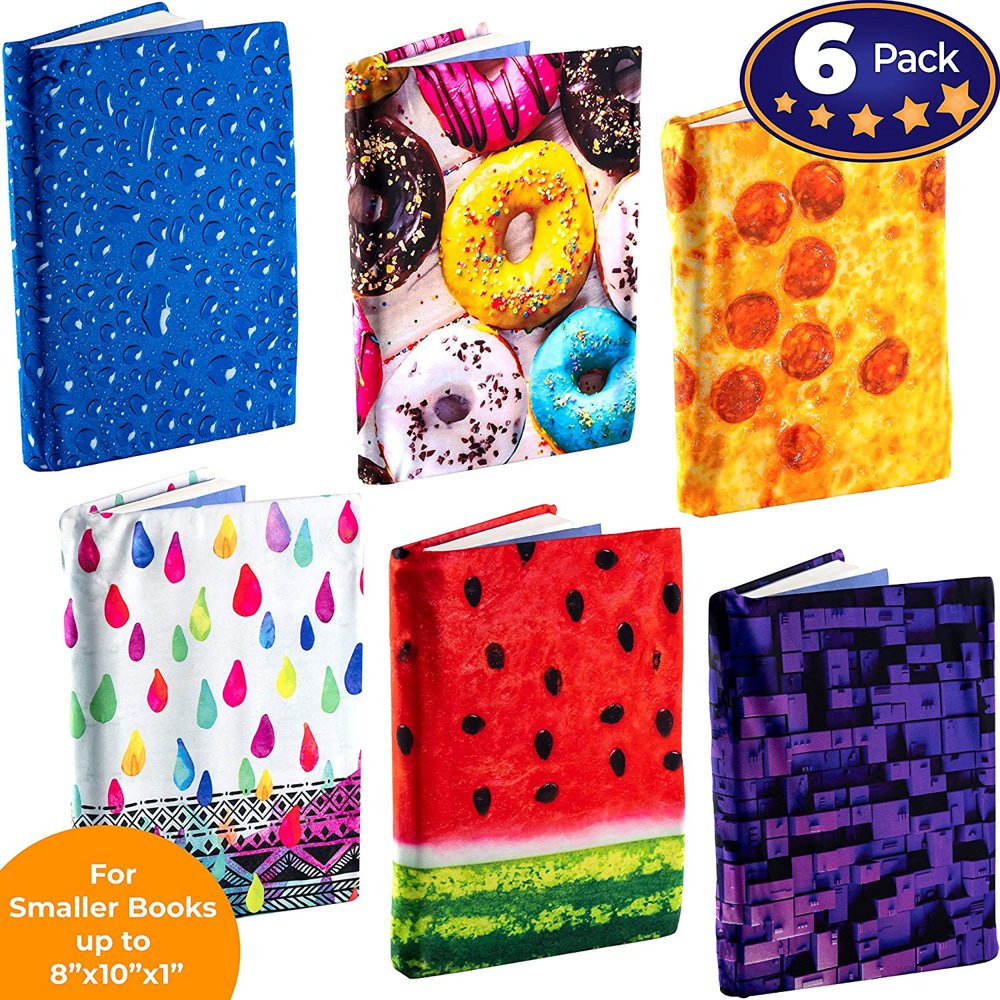 Book Sox Stretchable Book Cover Standard Size 6 Design Print Pack