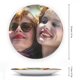thumbnail image 2 of Thelma y Louise Plato decorativo de porcelana fina (bone china), plato decorativo de cerámica para hogar, oficina, soporte de pared, platos decorativos para dormitorio - 6 pulgadas (15 cm), 2 of 6