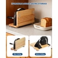 thumbnail image 3 of Manual Bread Slicer with Hand Crank,Adjustable Thickness Bread Cutter for Even Slices, Perfect for Homemade Sourdough, Sandwich, and More, 3 of 8
