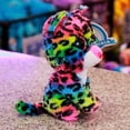 thumbnail image 5 of PELUCHERIA - Peluche Leopardo neon Tierno Titi de 15 cm, 5 of 5