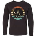 thumbnail image 3 of Inktastic Airplane Trip Vintage Travel Long Sleeve Youth T-Shirt, 3 of 5