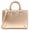Light Rose Gold, variant on Women's Emerson Small Top Zip Leather Satchel (French Gray)