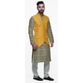 thumbnail image 2 of Atasi Traditional Printed Kurta Churidar Pajama Set With Nehru Jacket For Men, 2 of 5