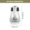 thumbnail image 2 of 1pc Delicate Trombone Mutes Practical Trombone Silencers Musical Instrument Sourdine, 2 of 8
