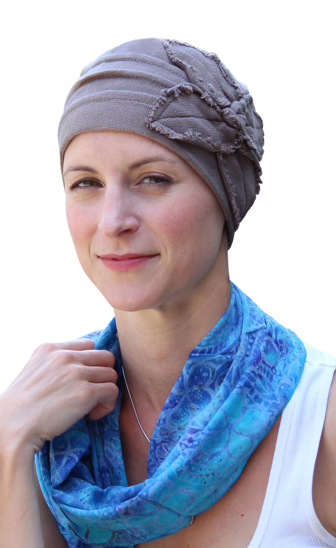 Hats Scarves & More Butterfly Beanie Cotton Knit Hat for Cancer