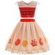 thumbnail image 1 of Niñas Moana Aventura Vestido Falda Conjunto Princesa Vestir Disfraz de Halloween, 1 of 5