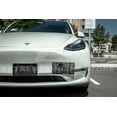 thumbnail image 2 of Replacement For 2020-Present Tesla Model Y | EOS Plate Version 2 Full Sized Front Bumper Tow Hook License Plate Mount Relocator Tow-561-V2, 2 of 12