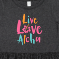 thumbnail image 4 of Inktastic Live Love Aloha Girls Toddler Dress, 4 of 5