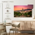 thumbnail image 4 of Elephant Stock New Orleans Cathedral Wall Art - Horizontal Canvas Wall Art - Living Room Wall Decor - Religion And Spirituality Canvas - Orange And Purple Decor - 48" x 32", 4 of 4