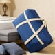 thumbnail image 4 of Bolsas De Almacenamiento No Tejidas Bolsa de viaje de gran capacidad (80 x 55 x 25 cm), impermeable, de tela no tejida, con asas reforzadas para mudanzas y almacenamiento (azul, 1 unidad) JASKFLY, 4 of 8