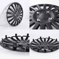 thumbnail image 5 of Hubcaps Wheel Covers 14 " Universal Set of 4 Snap On Car Truck SUV Wheel Rims Cover ABS & PC Material (Matte Black Painted), 5 of 8