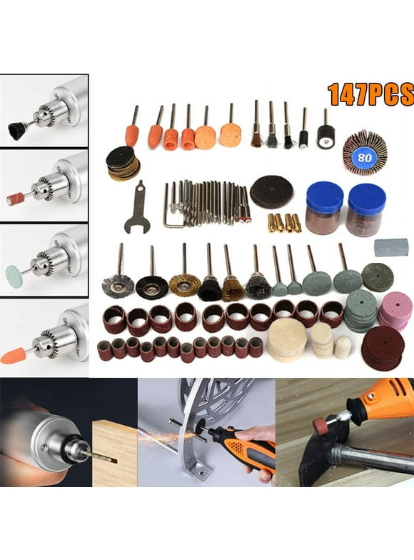 147Pcs/Set Rotary Accessories for Dremel Grinding Sanding Polishing Tools Kit