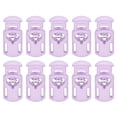 thumbnail image 1 of Unique Bargains 30Pack 5.5x3mm Cord Lock Plastic Single Hole Spring Toggle Stoppers, Purple, 1 of 5