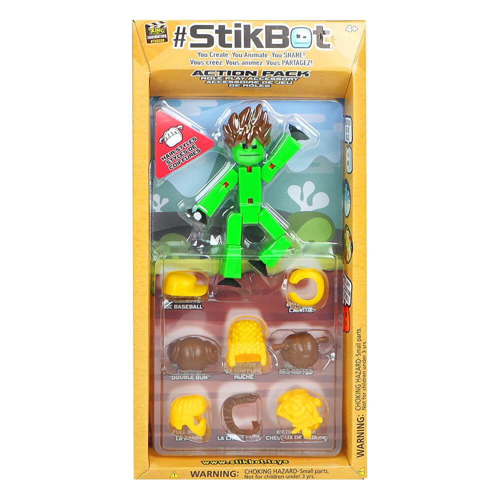 Stikbot Action Pack Series 2 - Farm Accessories Set with clear color stikbot