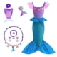 thumbnail image 1 of Disfraz de princesa sirena con accesorios para niñas, 1 of 7
