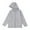 Light Gray, variant on WOYY Toddler Girls Upf 50+ Sun Protective Hoodie Jacket Lightweight Long Sleeve Sun Shirt, Sizes 3-10