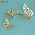 thumbnail image 4 of SPENCER 36Pcs 3D Butterfly Wall Stickers Removable Mural Stickers DIY Art Wall Decals Decor with Glue for Fridge Bedroom Wedding, 4 of 7