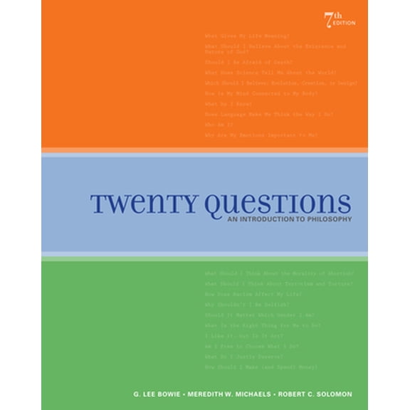 Pre-Owned Twenty Questions: An Introduction to Philosophy (Paperback) 1439043965 9781439043967