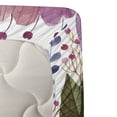 thumbnail image 3 of Ambesonne Colorful Fitted & Top Sheet Set with Sham, Bear with Flowers, Multicolor, 3 of 4