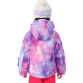 thumbnail image 4 of BGX Girls Ski Jacket Waterproof Insulated Warm Winter Snow Coat With Hooded Snowboard Skiing Jackets for Kids(7-8 Years, Purple Galaxy), 4 of 6