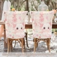 thumbnail image 6 of BZSMCE Chair Covers Set Home Decor Seat Back Cover Pastel Fish Floral Waterworld Pattern, 6 of 6