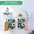 thumbnail image 4 of Yayeee Pot Holders Kitchen Heat Resistant with Pocket 7"x9.8" Cotton Oven Cooking Hot Pads, Dark Floral, 4 of 7