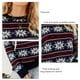 thumbnail image 5 of Suéter navideño, suéter navideño con estampado de copos de nieve, suéter de punto con patrones de copos de nieve, suéter navideño con copos de nieve probado y confiable, 5 of 6