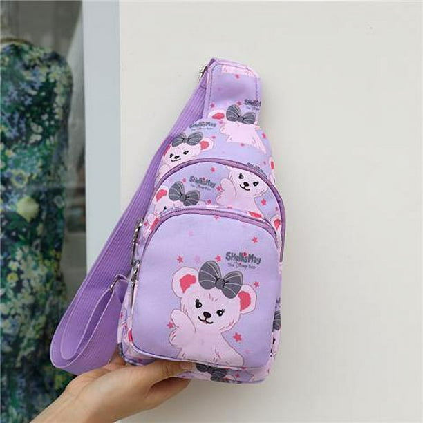Bolso De Mensajero Para Niños – Mini Cruzado, Diseño Caballo Marrón, Poliéster 300D, Ajustable, Tamaño único