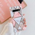 thumbnail image 1 of Funda de teléfono de mármol geométrico electrochapado para Samsung Galaxy S23 Ultra S21 S22 Plus S20FE Note 20 Ultra A53 A52 A32 qiuyongming unisex, 1 of 2