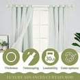 thumbnail image 4 of White Farmhouse Curtain Rods for Windows:Heavy Duty Adjustable Curtain Rod for Bedroom Living Room,Boho Decorative Rustic Drapery Pole with Vintage Coastal Finials,Antique White 2 Pack 36-88", 4 of 8