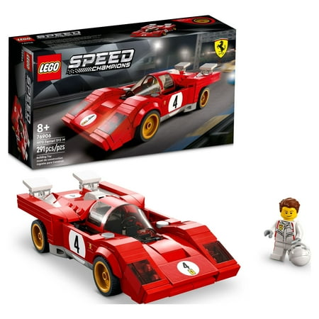 UPC: 0673419353663 | LEGO Speed Champions 1970 Ferrari 512 M 76906 Building Set – Sports Red Race Car Toy Collectible Model Building Set with Racing Driver Minifigure Gift for Grandchildren Boys Girls and Kids Ages 8+