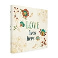 thumbnail image 2 of Trademark Fine Art 'Folk Floral 5' Canvas Art by Veronique Charron, 2 of 4