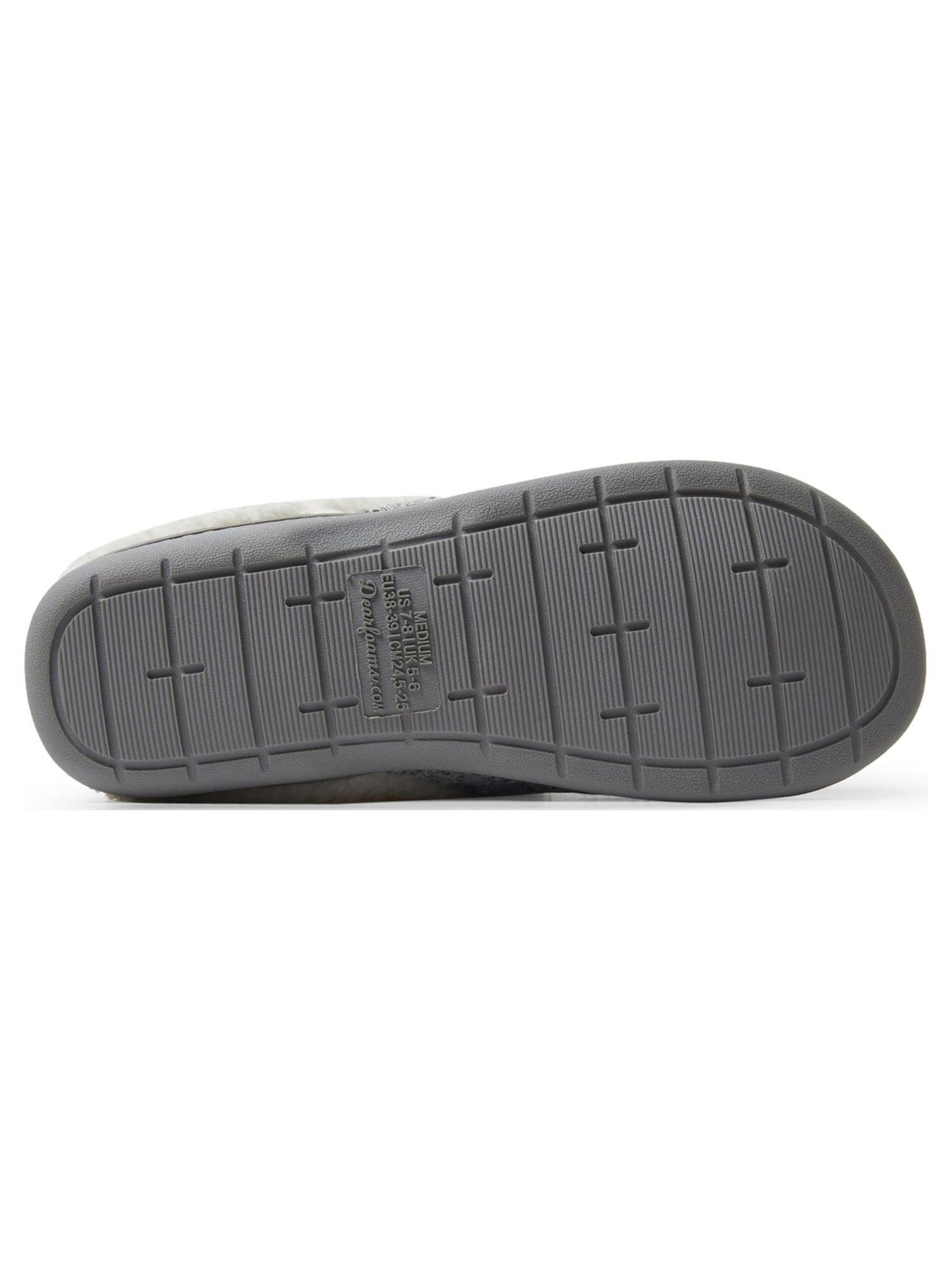 Dearfoams Cozy Comfort Women's Cable Knit Clog Slippers
