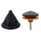 thumbnail image 1 of Equilibrador de cuchillas para cortacésped Kit de equilibrador de cuchillas de metal de alta dureza mecanizado fino profesional para cortacésped Naranja, 1 of 8
