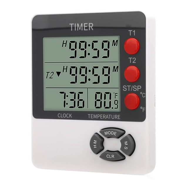 Temporizador Digital, Medición De Temperatura Temporizador De Cocina Digital De Fácil Instalación Para Hornear