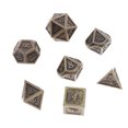 thumbnail image 1 of Ensemble de 7 dés Polyédriques Taille Standard pour Jeux & Dragons RPG 14mm, 1 of 7