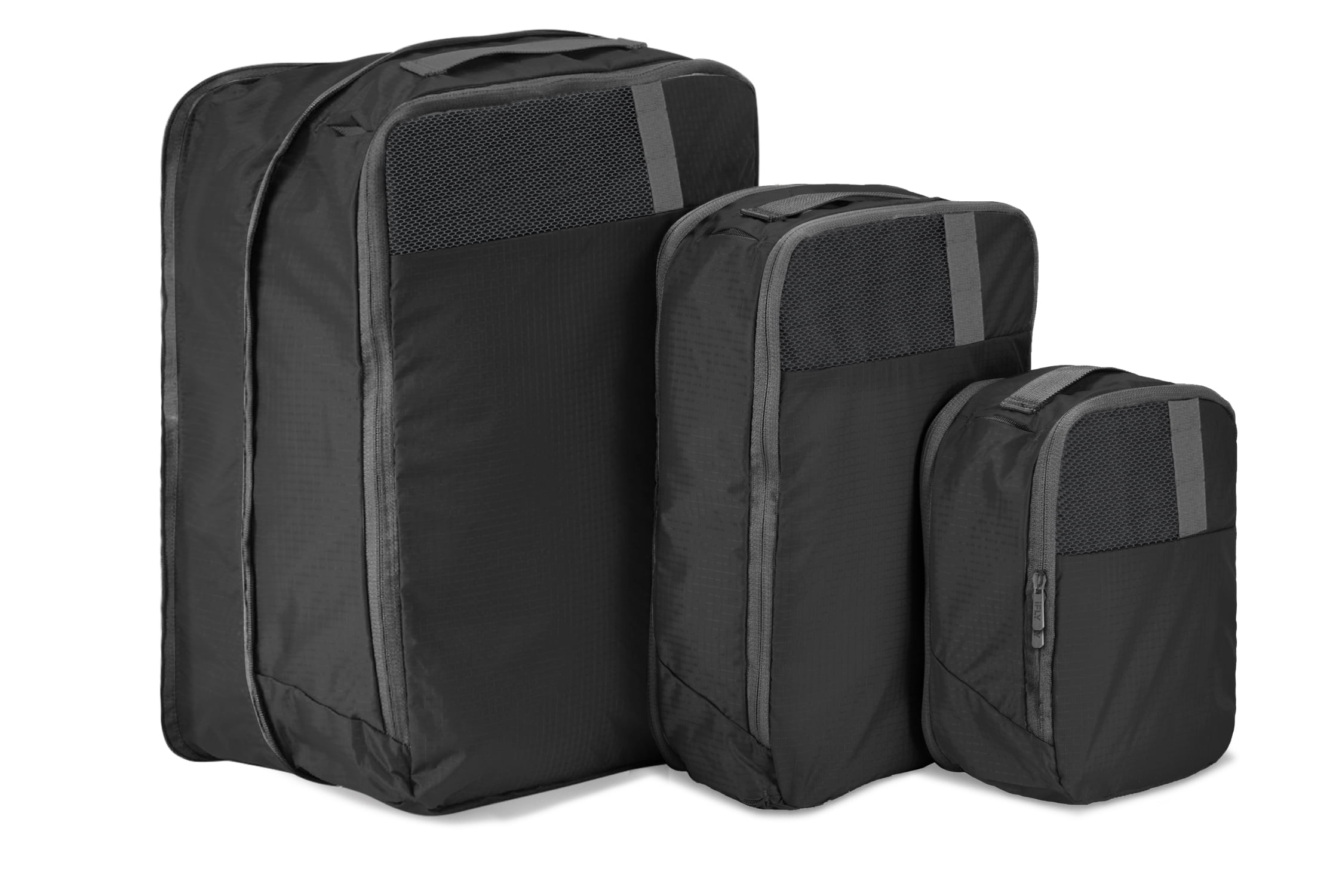 iFLY Expandable Packing Cubes 3Piece Set, Black