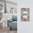 thumbnail image 5 of Rocae Roses Mixed Zebra 1 for Decorator Light Switch or Receptacle Outlet Wall Plate,Polycarbonate Thermoplastic-Style S, 5 of 6